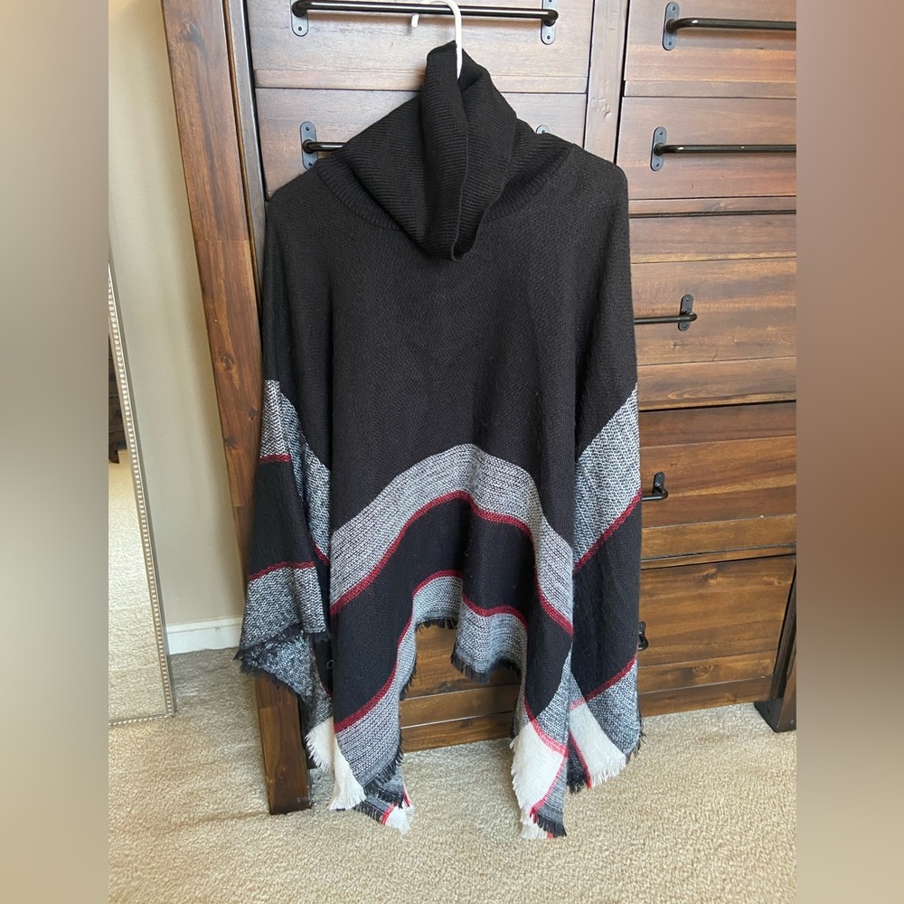 Blanket, pullover poncho/shawl